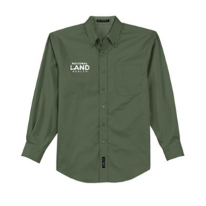 LL Bean Mens 2XLT Vented Fishing Shirt Long Sleeve Button Up Green
