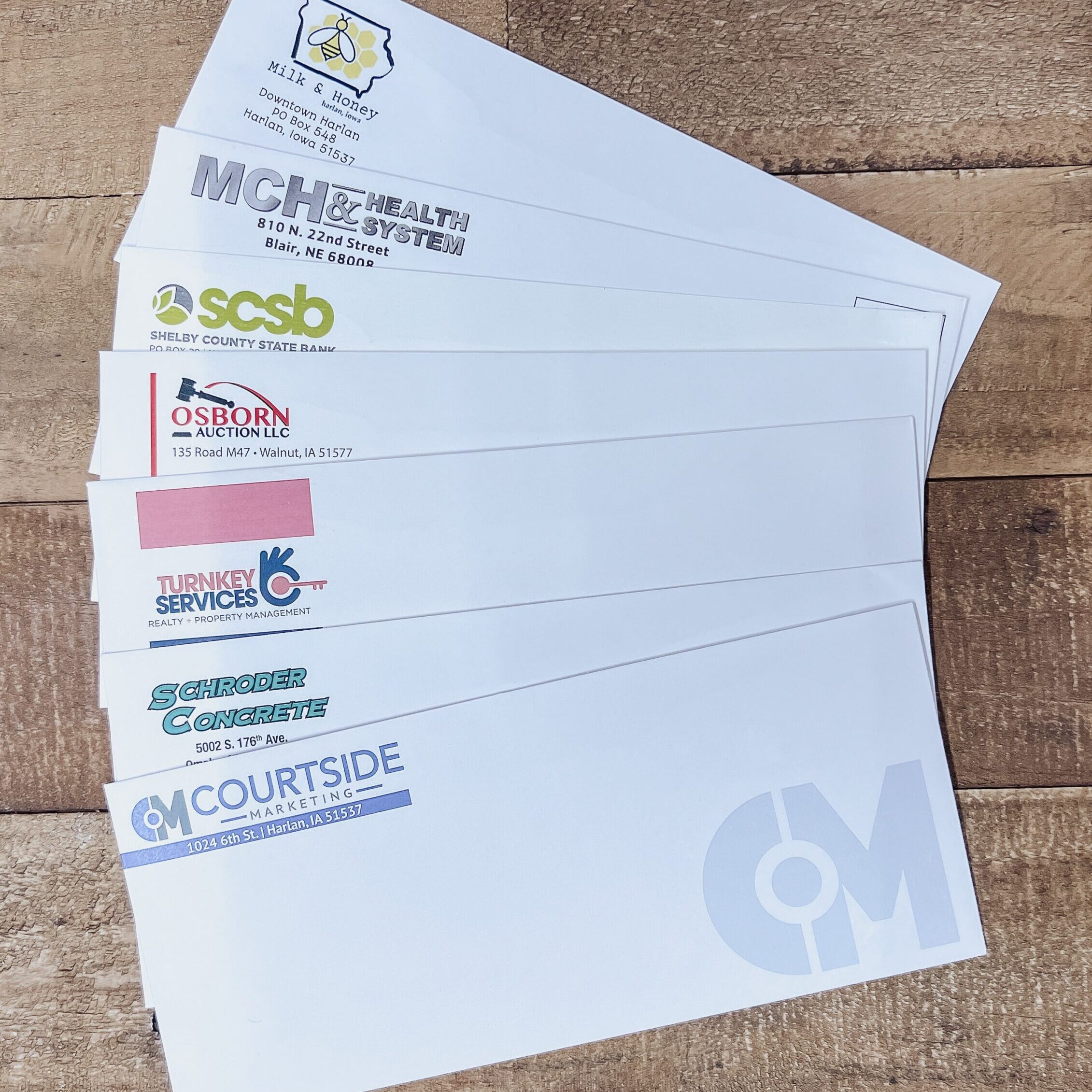 Courtside Marketing Envelopes