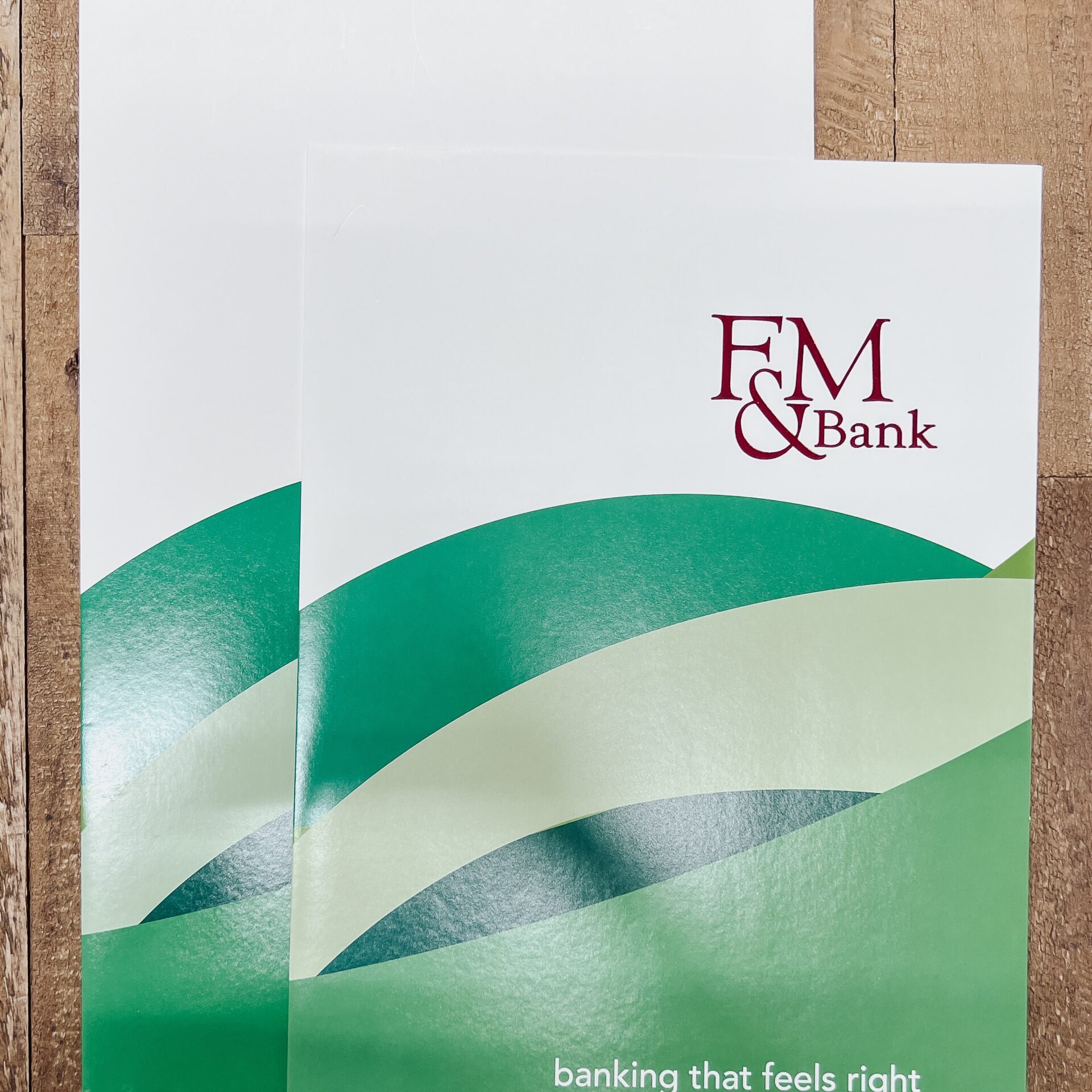 Courtside Marketing F&M Bank Folder Sizes