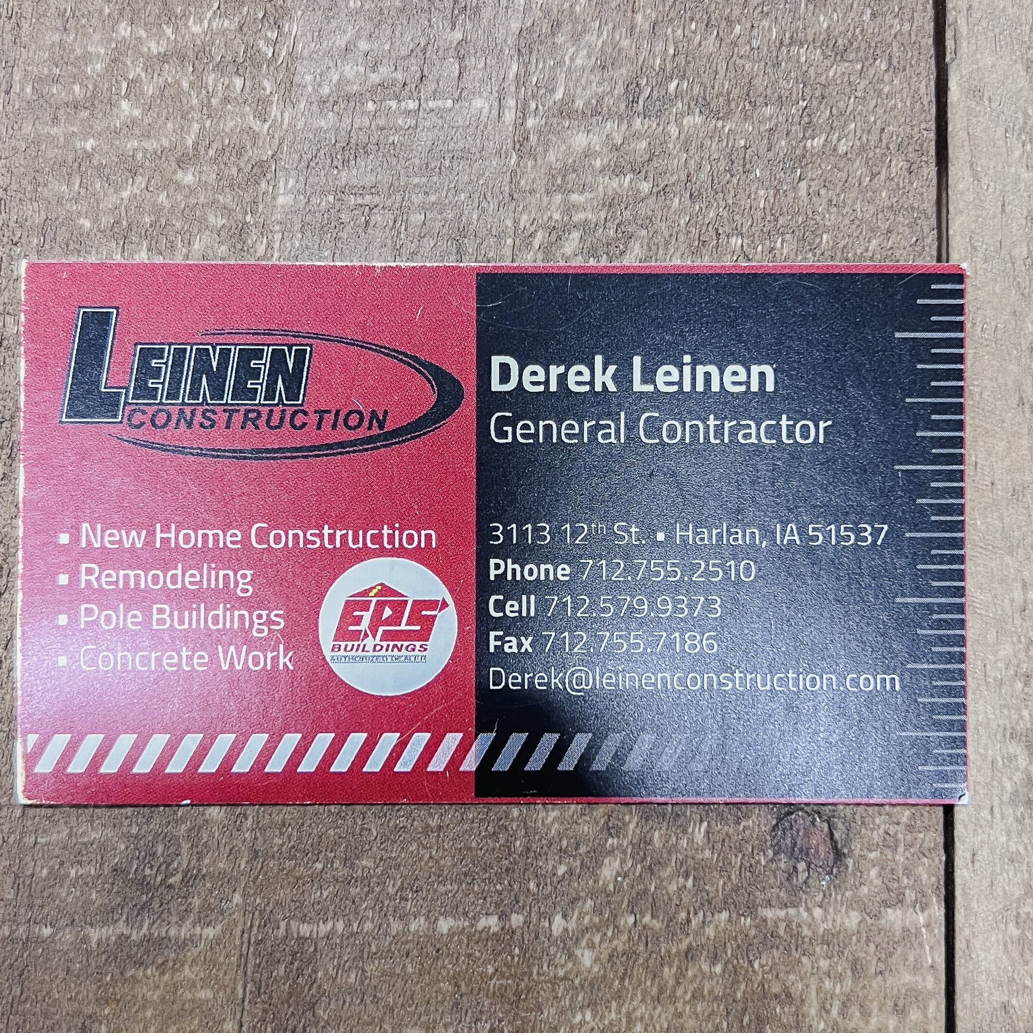 Courtside Marketing Leinen Business Card