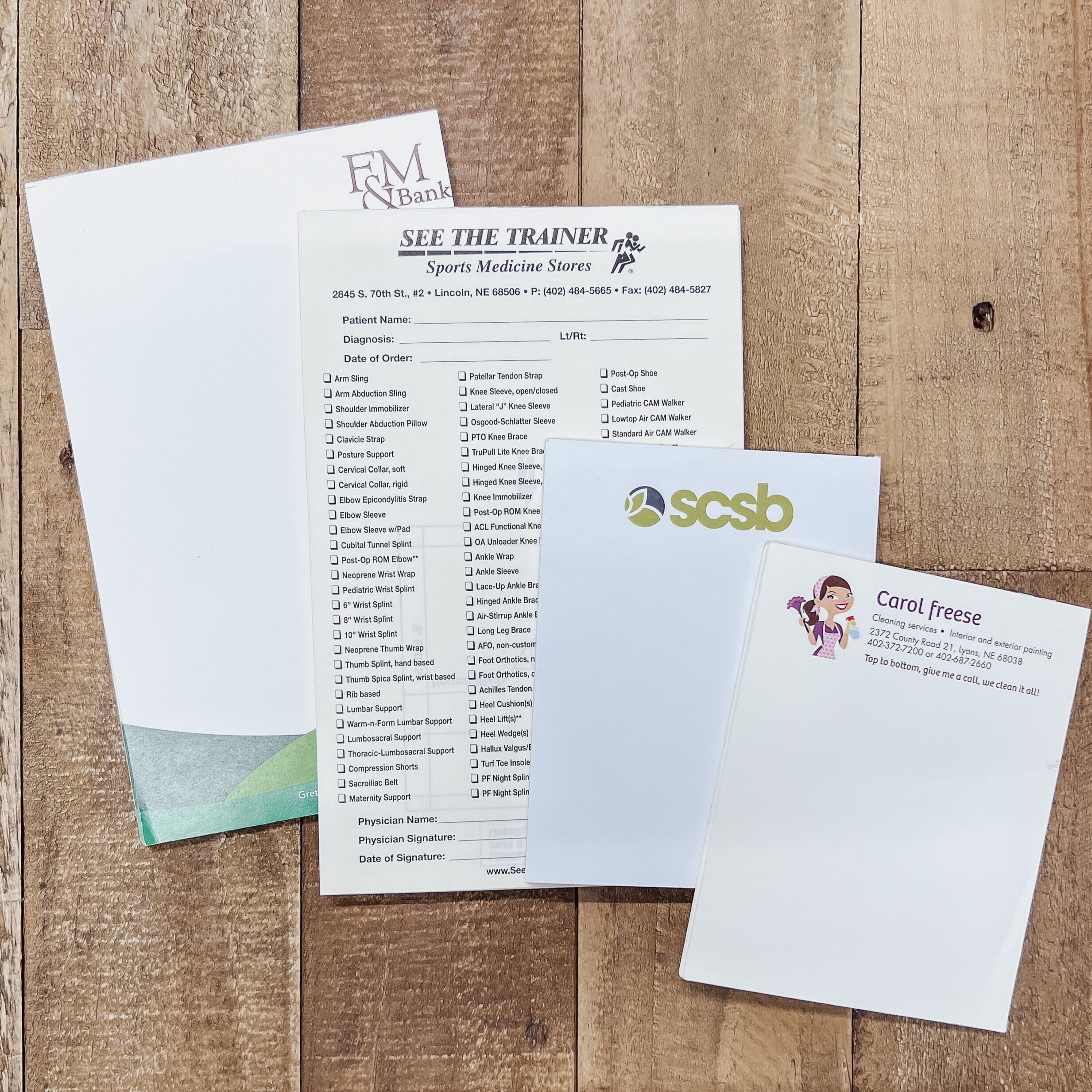 Courtside Marketing Notepads