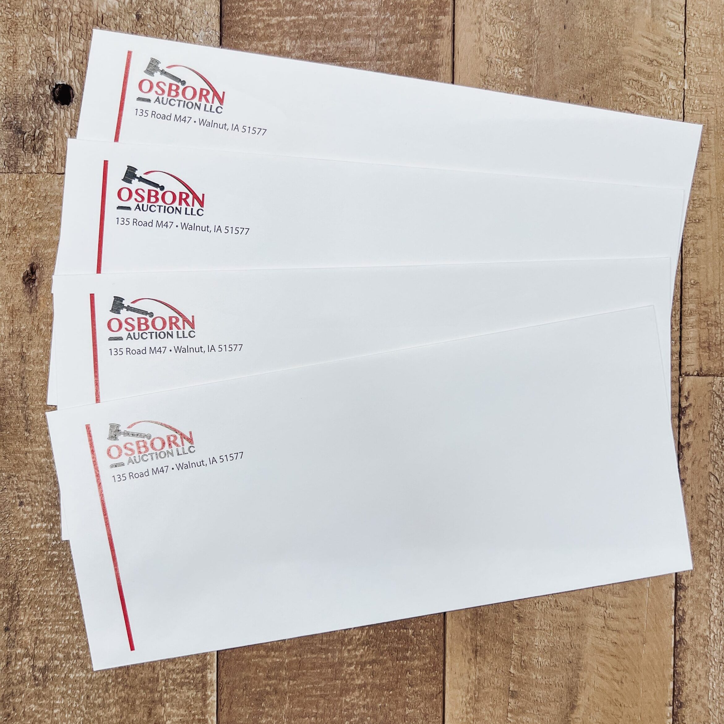 Osborn Auction Envelopes